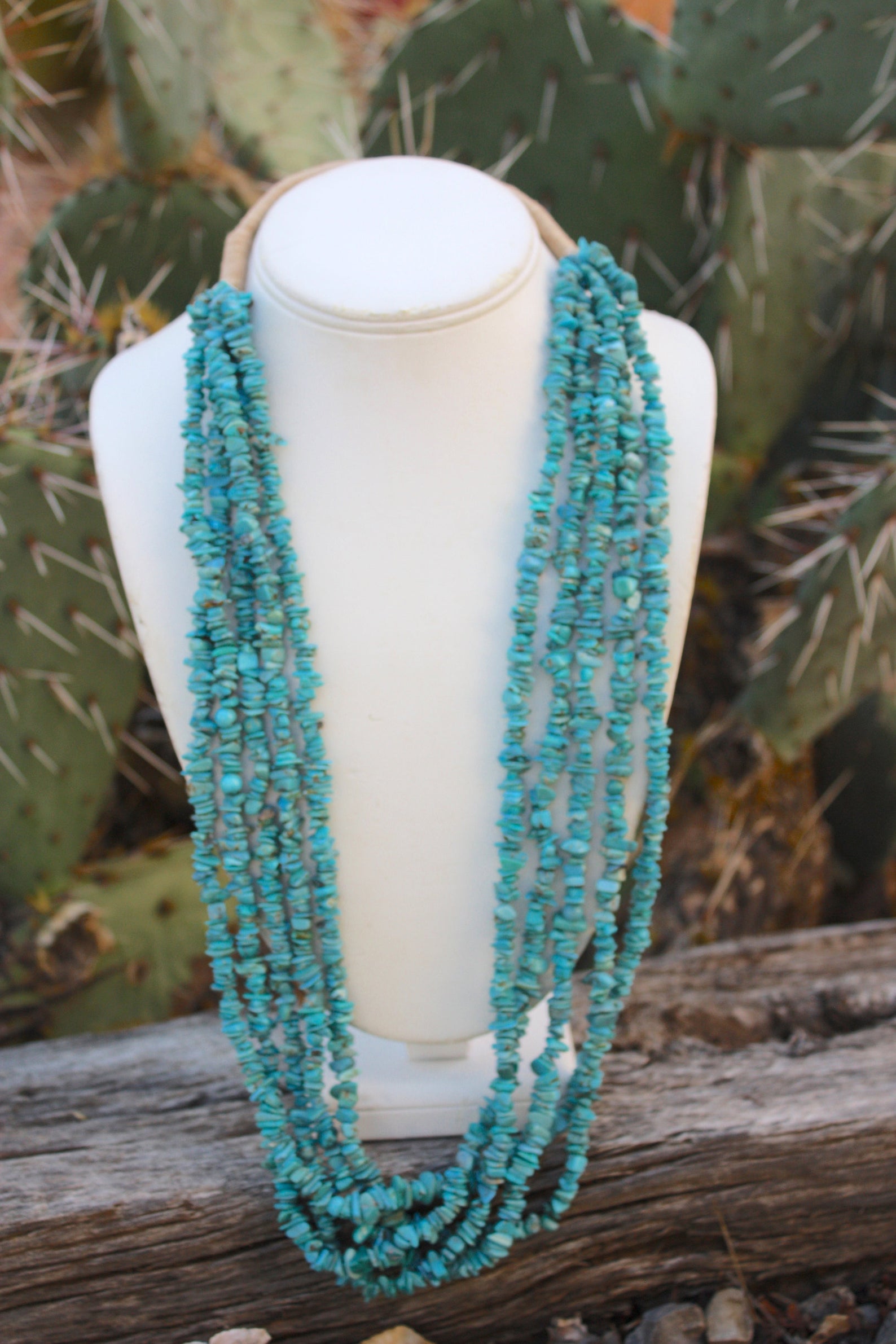 5 strand turquoise necklace